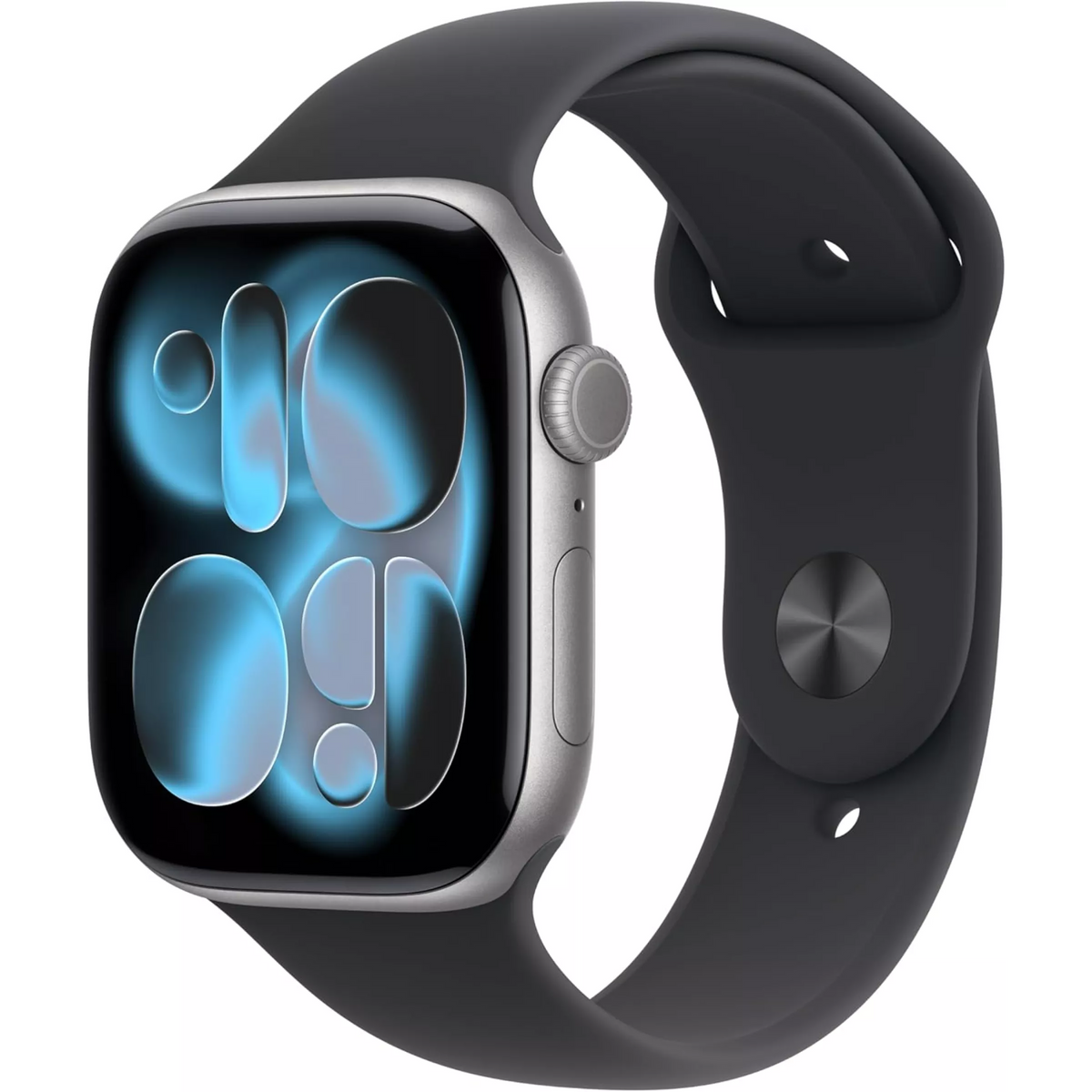 Apple Watch Series 11 (GPS, 42mm) - Space Grey Aluminium Case with S/M Black Sport Band